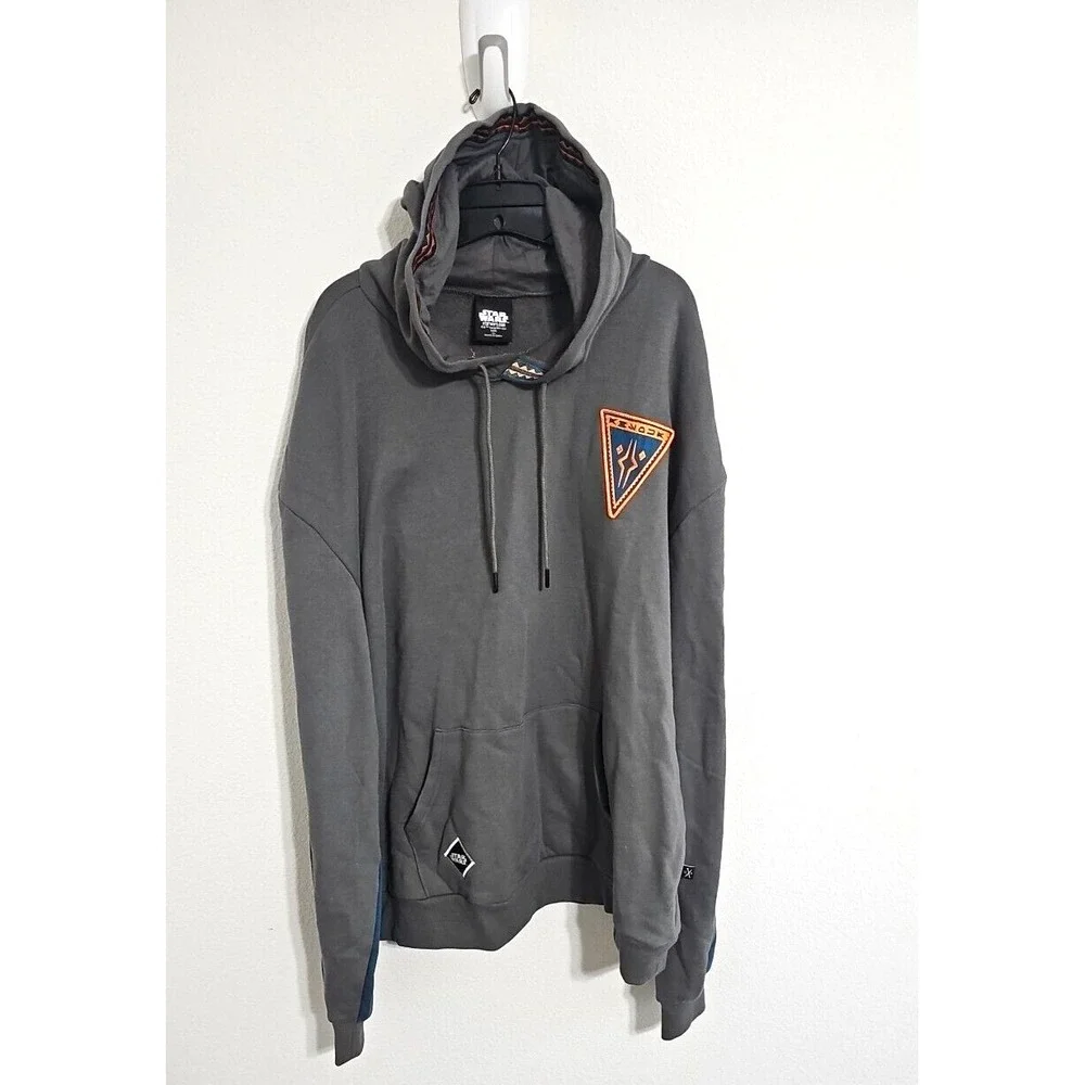 Star Wars Men's Pullover Hoodie Hooded Sweater Logo Size XL